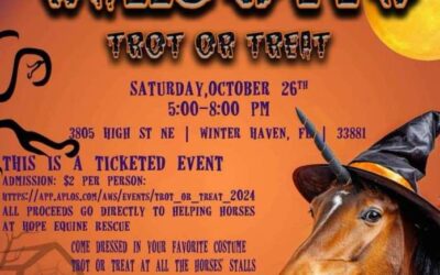 Hope Equine Rescue Hosting Trot or Treat 2024