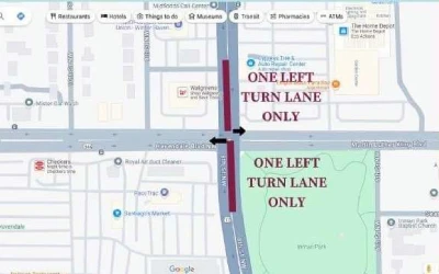 Permanent Traffic Pattern Change at Havendale Blvd and MLK Blvd in Winter Haven